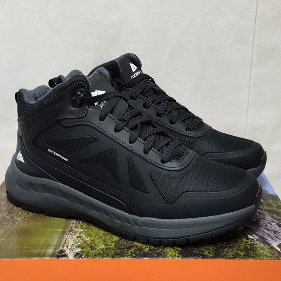 Ozark Trail Tech Hiker Waterproof Leather Outdoor Men's US 10 EUR 43 Shoes NIB - Picture 2 of 12